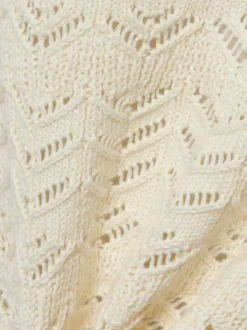 Marie Lund Damen Strickjacke in ecru
