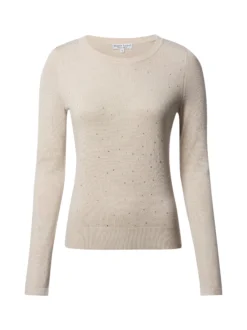 Marie Lund Damen Strickpullover in taupe