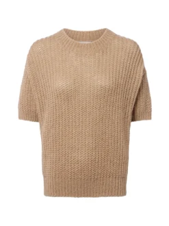 Marie Lund Damen Strickpullover mit Mohairanteil in melange