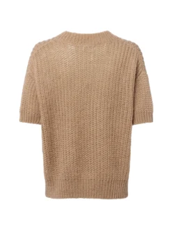 Marie Lund Damen Strickpullover mit Mohairanteil in melange