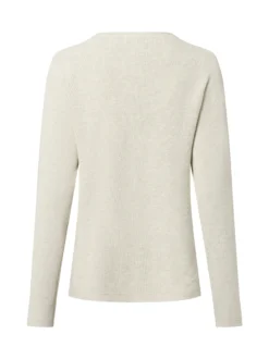Marie Lund Damen Strickpullover in hellgrau