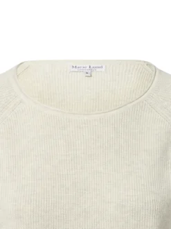 Marie Lund Damen Strickpullover in hellgrau