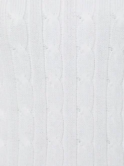 Marie Lund Damen Strickpullover in weiß - Ärmel: langarm