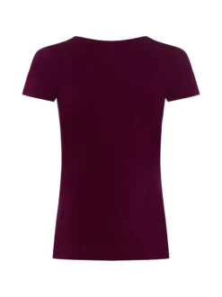 Marie Lund Damen T-Shirt in aubergine