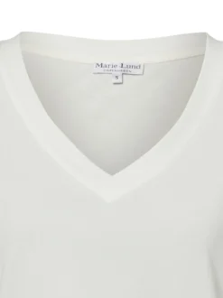 Marie Lund Damen T-Shirt in ecru - Ärmel: kurzarm