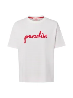 Marie Lund Damen T-Shirt in flieder weiß