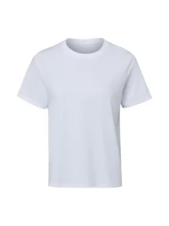 Marie Lund Damen T-Shirt in weiß - Ausschnitt: Rundhals