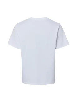 Marie Lund Damen T-Shirt in weiß - Ausschnitt: Rundhals