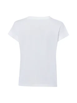 Marie Lund Damen T-Shirt in weiß - Ausschnitt: Rundhals