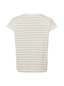 Marie Lund Damen T-Shirt in weiß melange