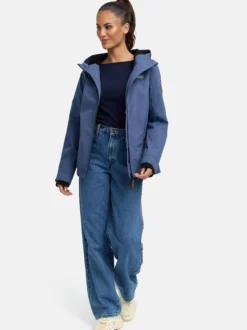 Marikoo Damen Übergangsjacke - Brombeere in blau