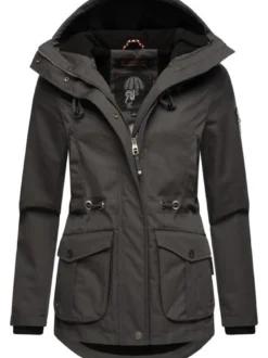 Marikoo Damen Übergangsjacke - Babetaa Prc in anthrazit