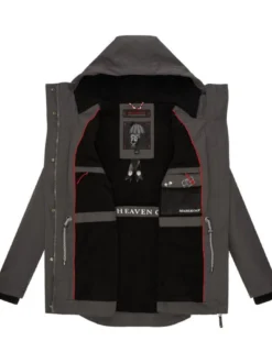 Marikoo Damen Übergangsjacke - Babetaa Prc in anthrazit
