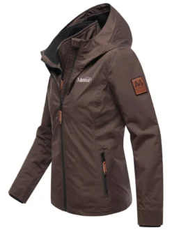 Marikoo Damen Übergangsjacke - Erdbeere in schoko