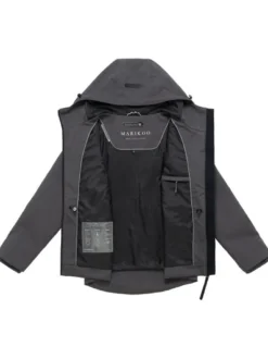 Marikoo Damen Funktionsjacke - Katzilein 16 in anthrazit