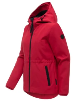 Marikoo Damen Funktionsjacke - Katzilein 16 in rot