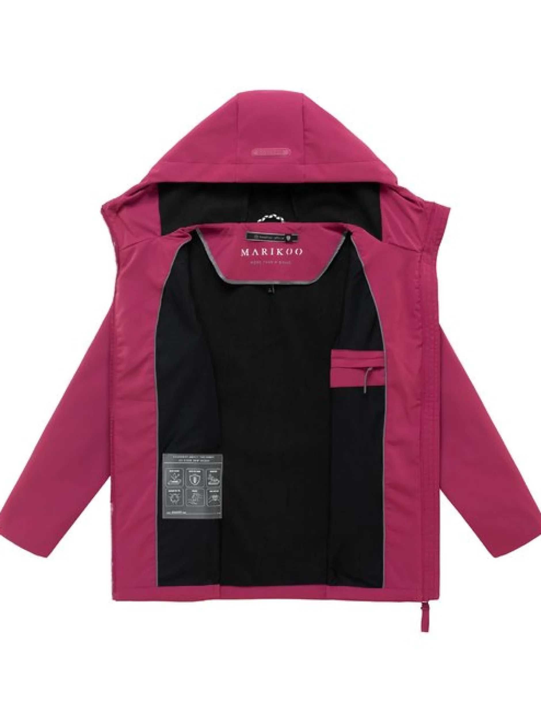 Marikoo Damen Funktionsjacke - Minaa 16 in himbeer
