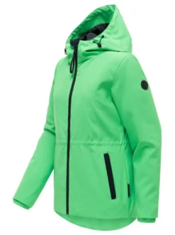 Marikoo Damen Funktionsjacke - Katzilein 16 in grün