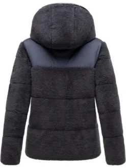 Marikoo Damen Kapuzenplüschjacke - Kaguraa 16 in marine
