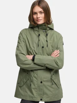 Marikoo Damen Outdoorjacke - Bonbonparty 16 in oliv