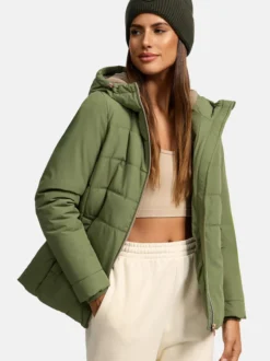 Marikoo Damen Steppjacke - Alemee 16 in oliv