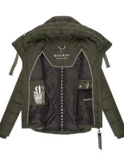 Marikoo Damen Steppjacke - Amayaa-1 in oliv