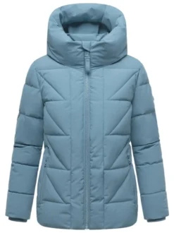 Marikoo Damen Steppjacke - Kuschelnasee 16 in blau