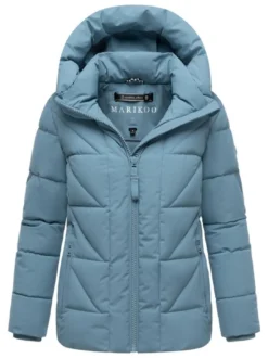 Marikoo Damen Steppjacke - Kuschelnasee 16 in blau
