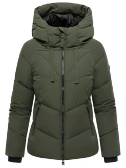 Marikoo Damen Steppjacke - Kwamee 16 in oliv