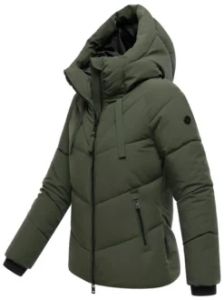 Marikoo Damen Steppjacke - Kwamee 16 in oliv
