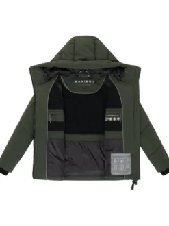 Marikoo Damen Steppjacke - Kwamee 16 in oliv