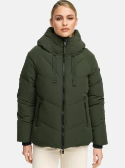Marikoo Damen Steppjacke - Kwamee 16 in oliv