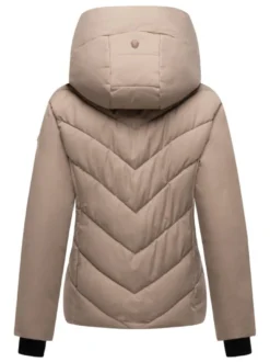 Marikoo Damen Steppjacke - Nadiraa 16 in taupe