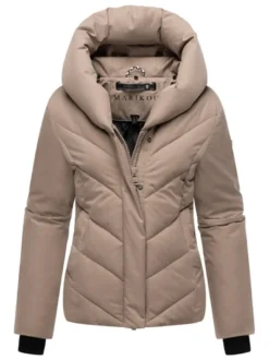 Marikoo Damen Steppjacke - Nadiraa 16 in taupe