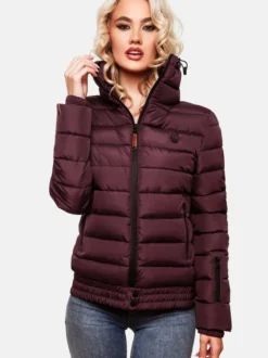 Marikoo Damen Steppjacke - Poison in lila