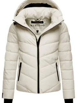Marikoo Damen Steppjacke - Samuiaa XVI in weiß