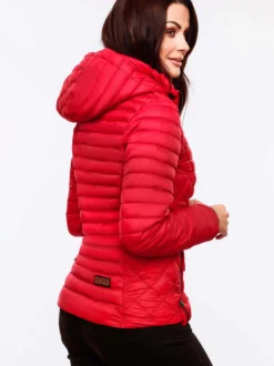 Marikoo Damen Steppjacke - Samtpfote in rot
