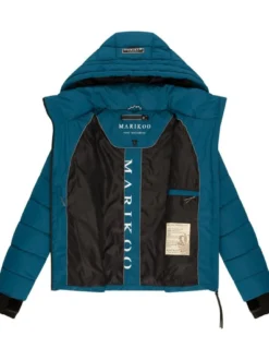 Marikoo Damen Steppjacke - Samuiaa XVI in petrol