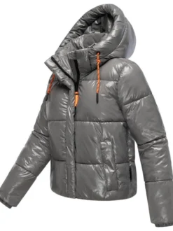 Marikoo Damen Steppjacke - Skyraa 16 in grau
