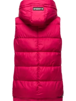 Marikoo Damen Steppweste - Zarinaa in fuchsia