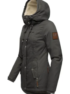 Marikoo Damen Winterjacke - Bikoo in anthrazit