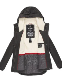 Marikoo Damen Winterjacke - Bikoo in anthrazit