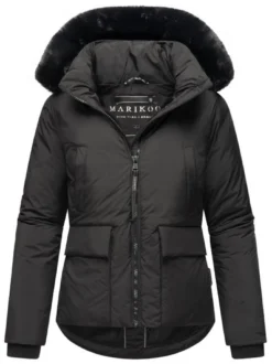 Marikoo Damen Winterjacke - Morinaa XVI in schwarz