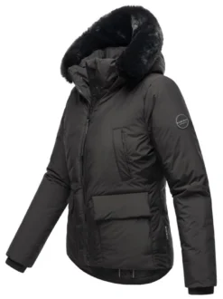 Marikoo Damen Winterjacke - Morinaa XVI in schwarz