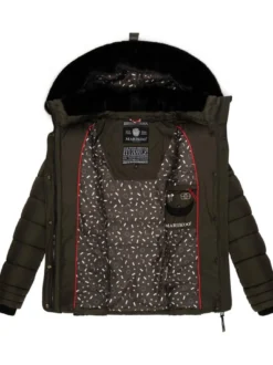 Marikoo Damen Winterjacke - Qesraa in anthrazit
