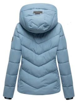Marikoo Damen Winterjacke - Sahnemausii in hellblau