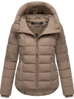 Marikoo Damen Winterjacke - Tayenaa 16 in taupe
