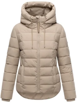 Marikoo Damen Winterjacke - Tayenaa 16 in beige
