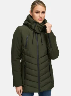 Marikoo Damen Winterjacke - Tivaa XVI in oliv