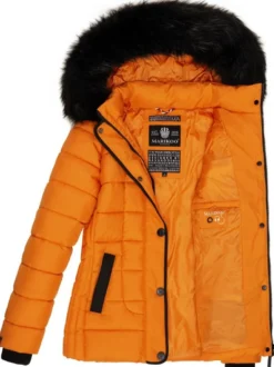Marikoo Damen Winterjacke - Unique in orange